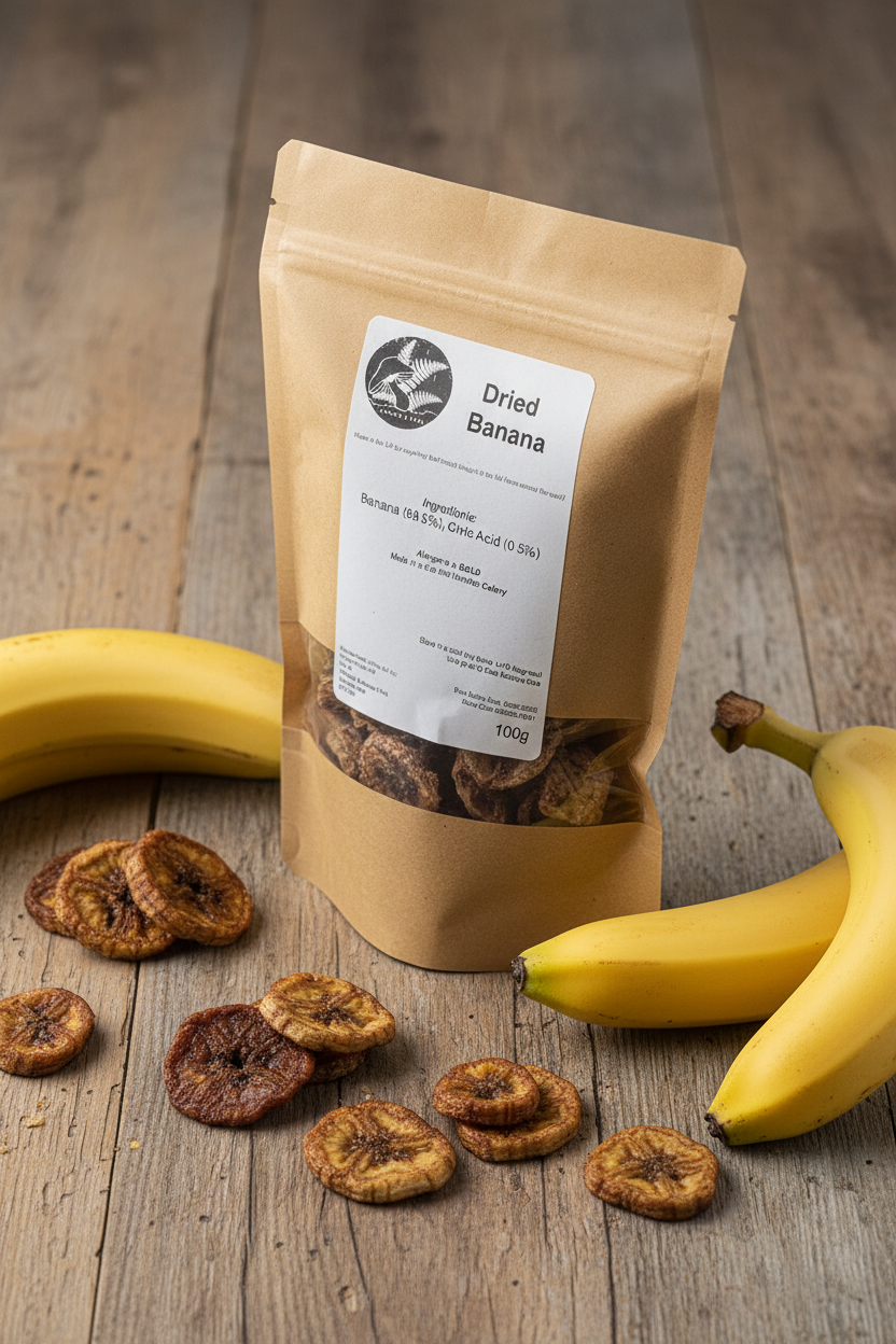 Dried Banana Pouch