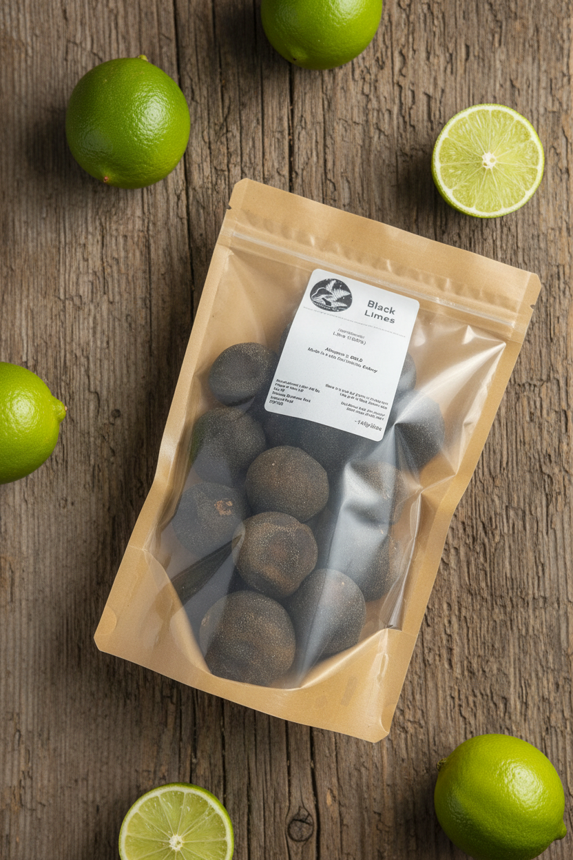 Black Limes Large Pouch - Rustic