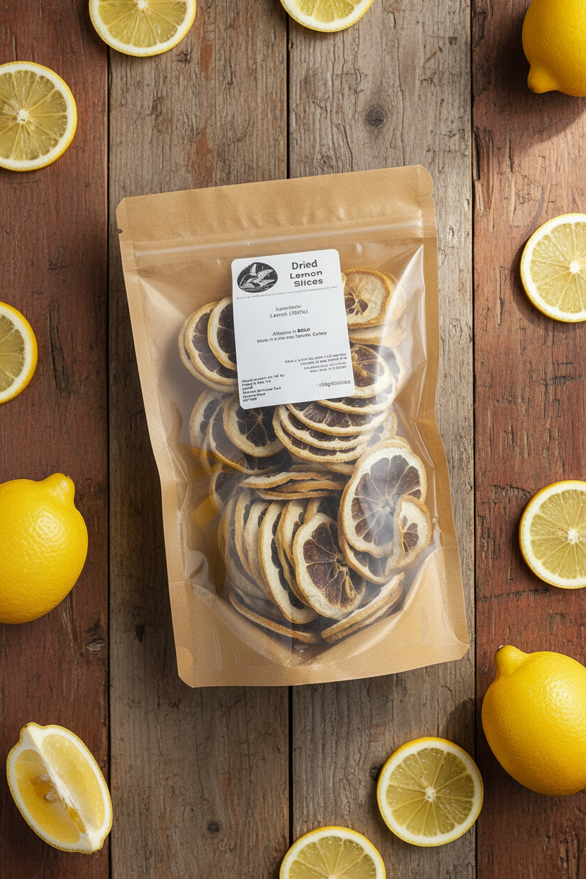 Dried Lemon Slices Large Pouch