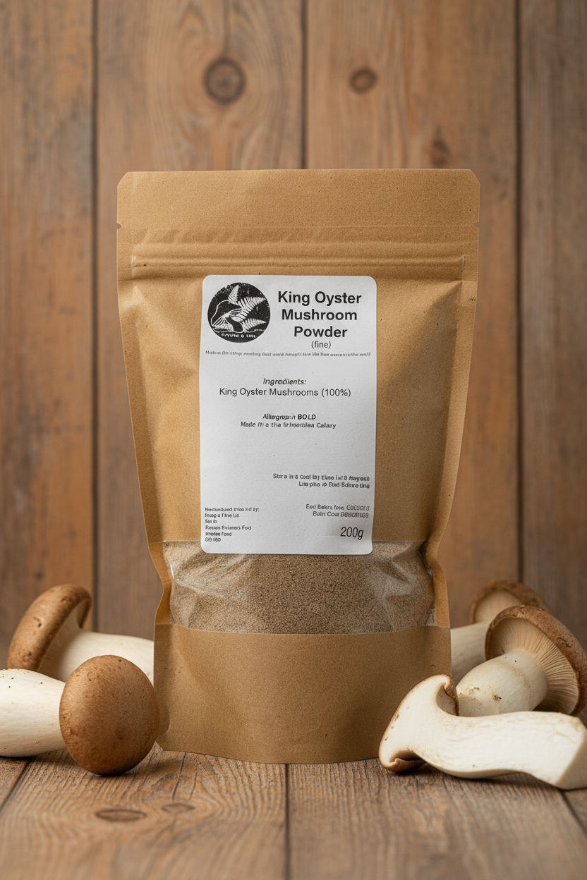 King Oyster Mushroom Powder Pouch